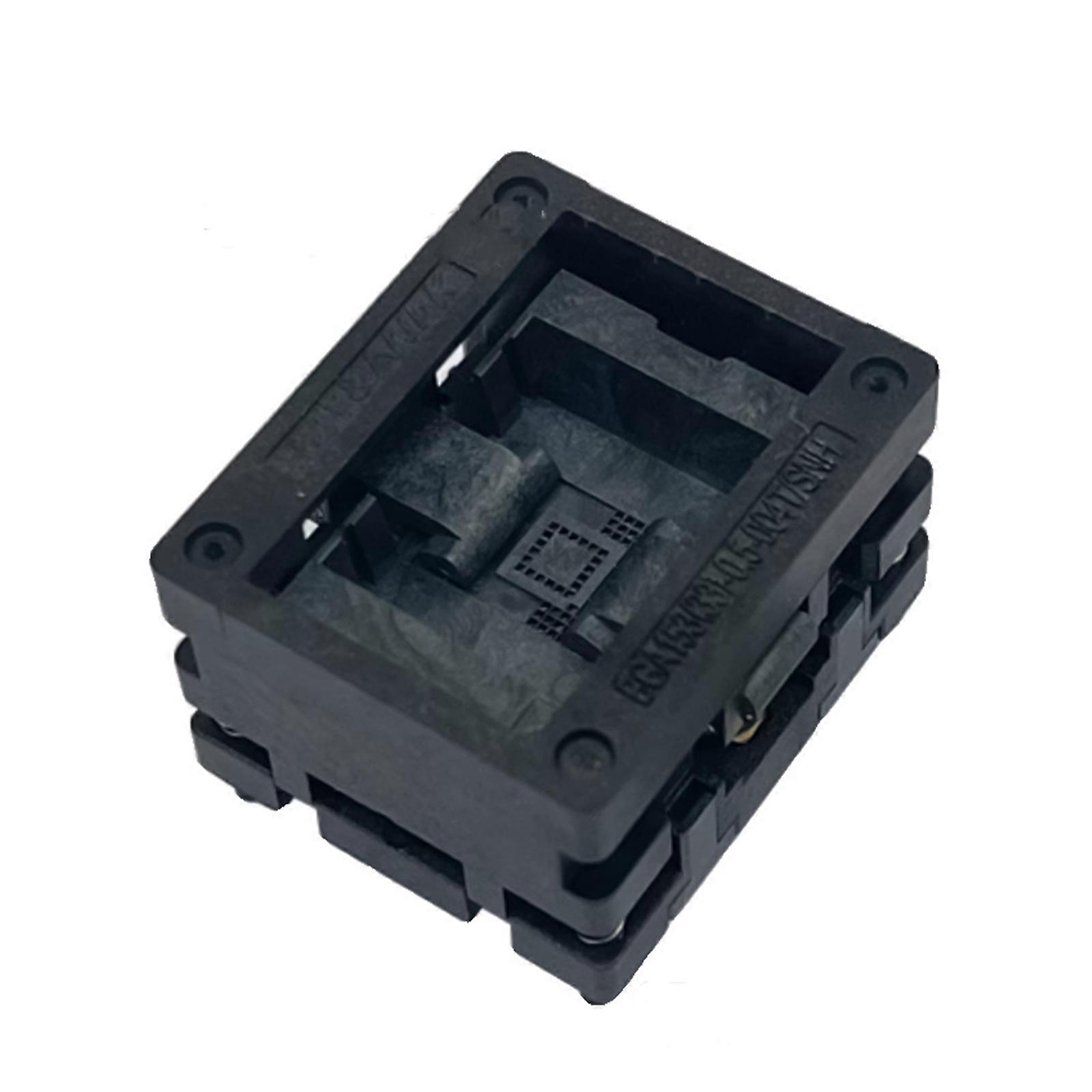 EMMC153 BGA Chip Fixture Aging Socket for 0.5mm Pitches Devices, High Precisions and Durability