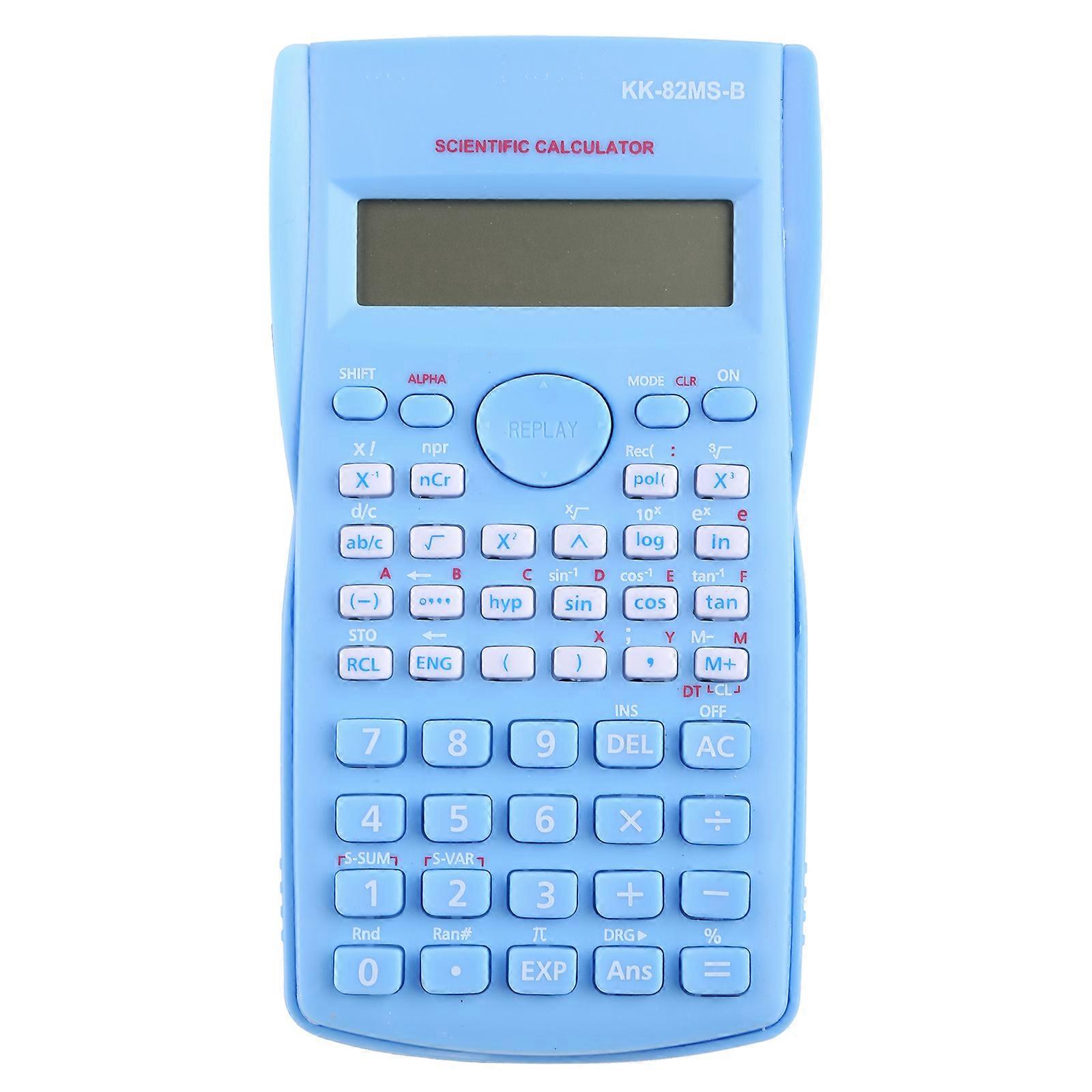 Engineering Scientific Calculator Exam Suitable For High School University Students Office Supplies Calculator Desktop  Sky Blue