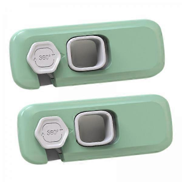 2x 2x Baby Security Cupboard Locks Child Cabinet Latches Multi Function Drawer