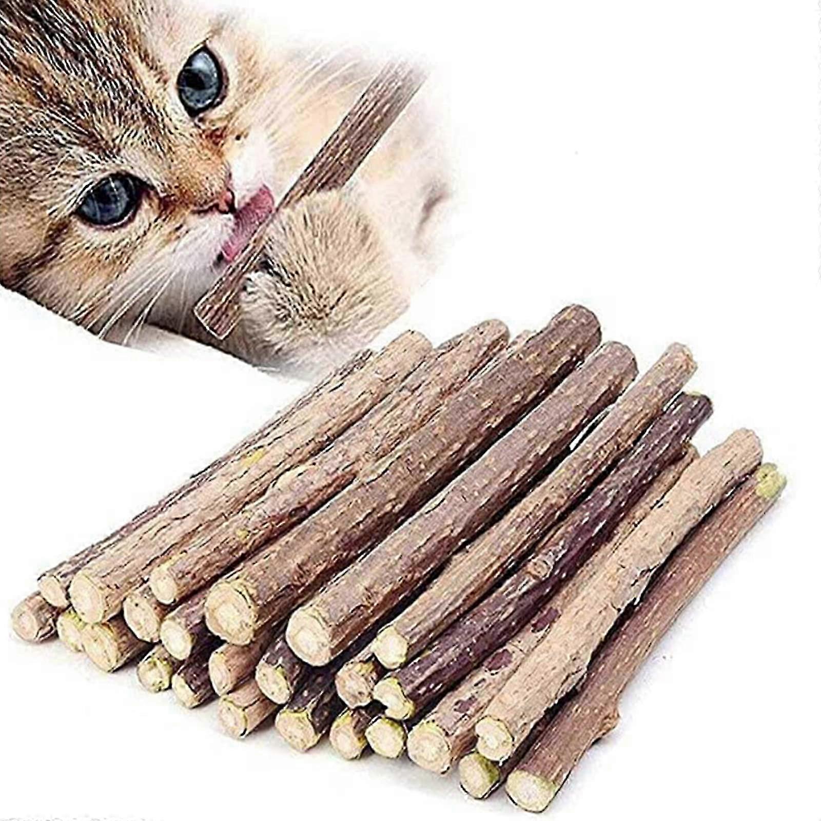 50 Natural Catnip Sticks for Cats