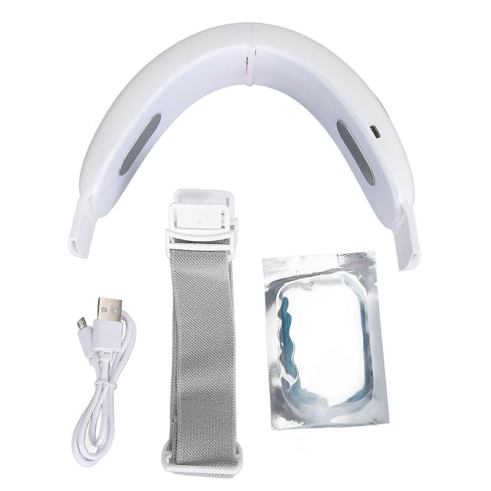 V Face Beauty Device Double Chin Reducer 6 Massage Modes 3 Levels Red Blue Lighting V Face Shaping Lifting Machine White