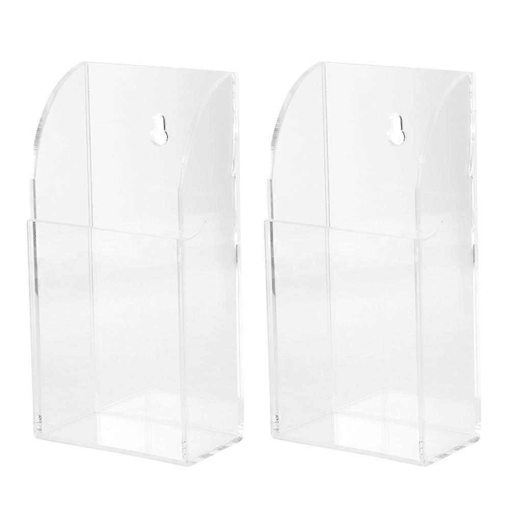 Remote Holder Clear, Reliable Acrylic Wall Mount for Everyday Use