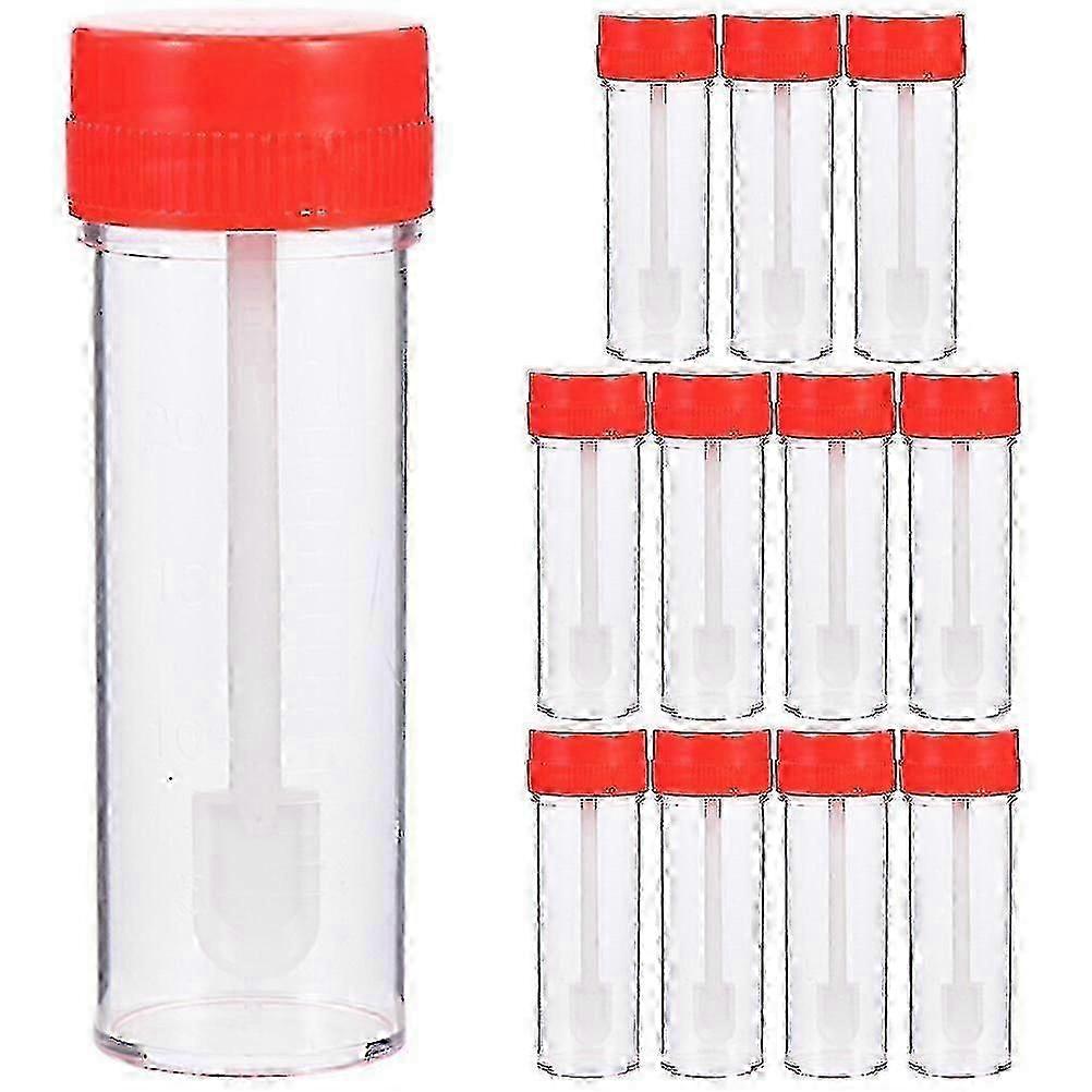 12pcs tubes d’échantillonnage de selles jetables pour les tests à usage unique