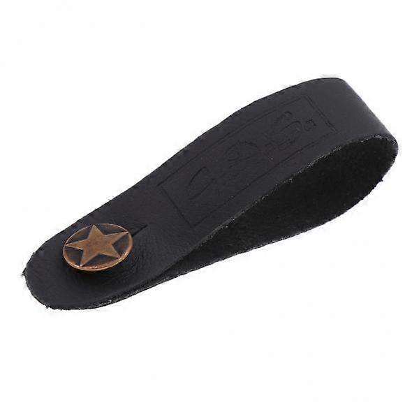 2-8pack Leather Strap Hook Neck Strap Button for Acoustic Classical Guitar Black