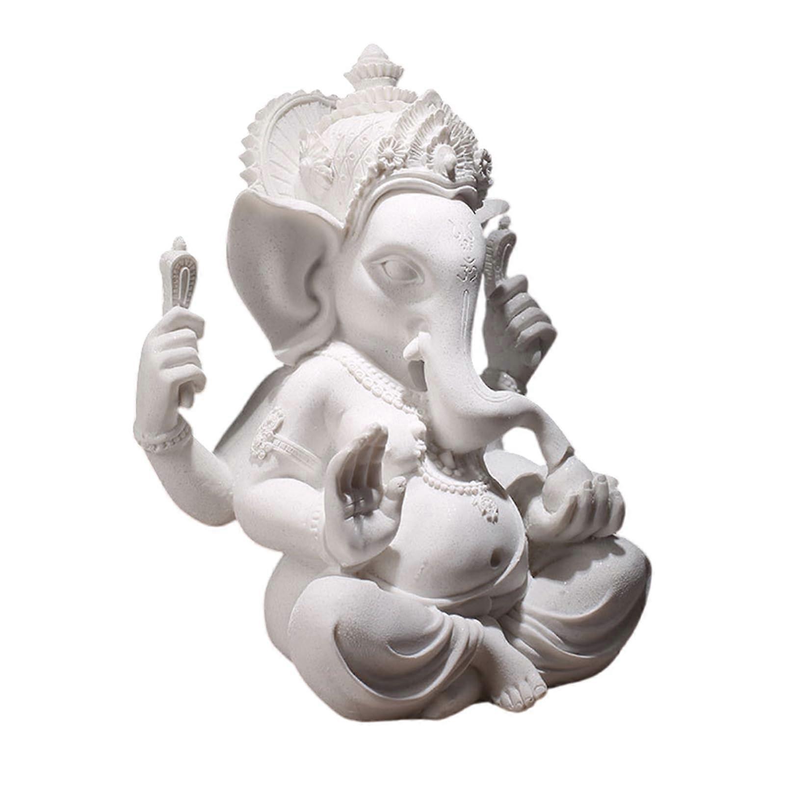 Sandstone Ganesha Elephant Figurine for Inspiring Home Decor Ganesha Statue Sandstone Material