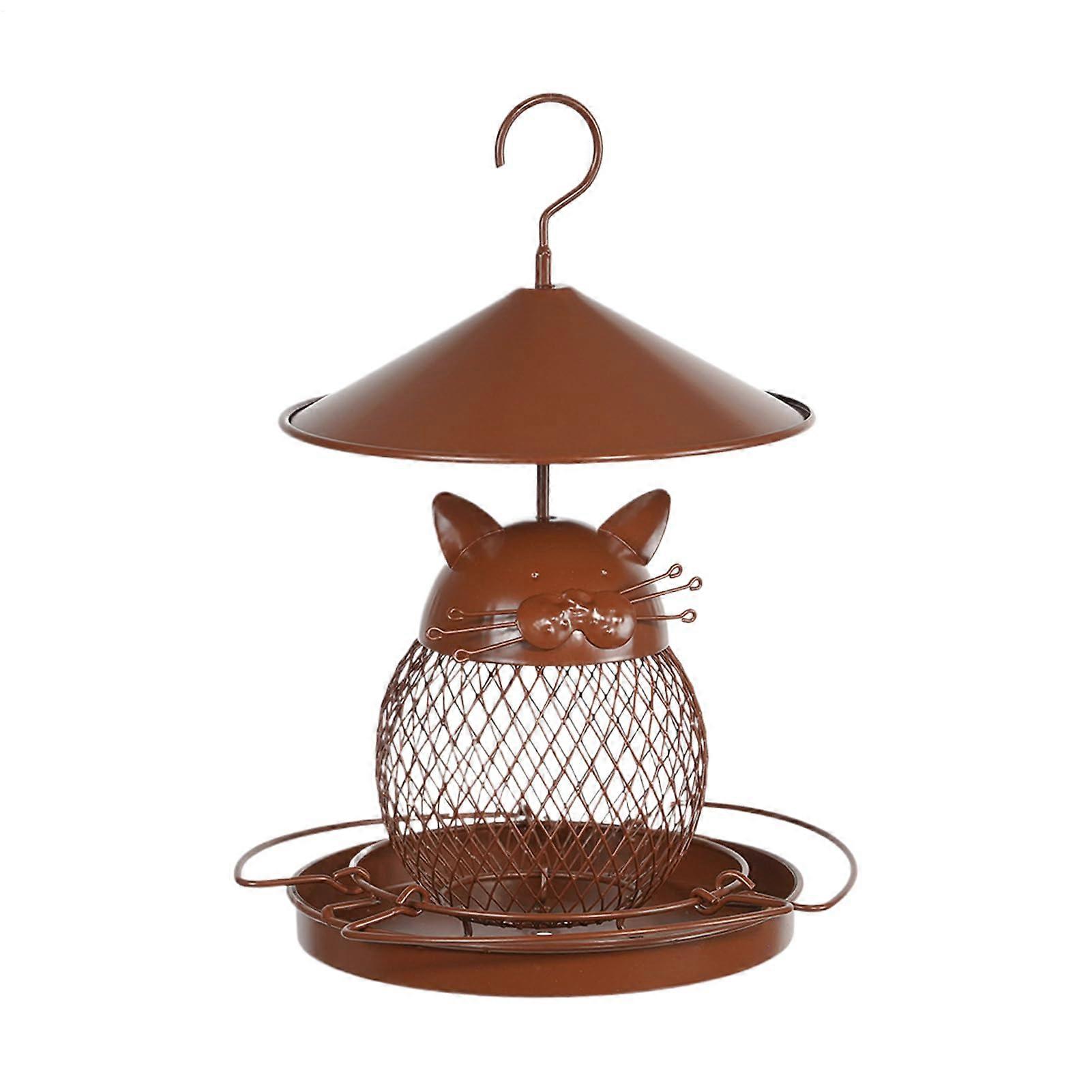 Anti-Squirrel Bird Feeder Station With Finch Feeder Spill-Proof Squirrel Guard Garden Wildlife Bird Watching