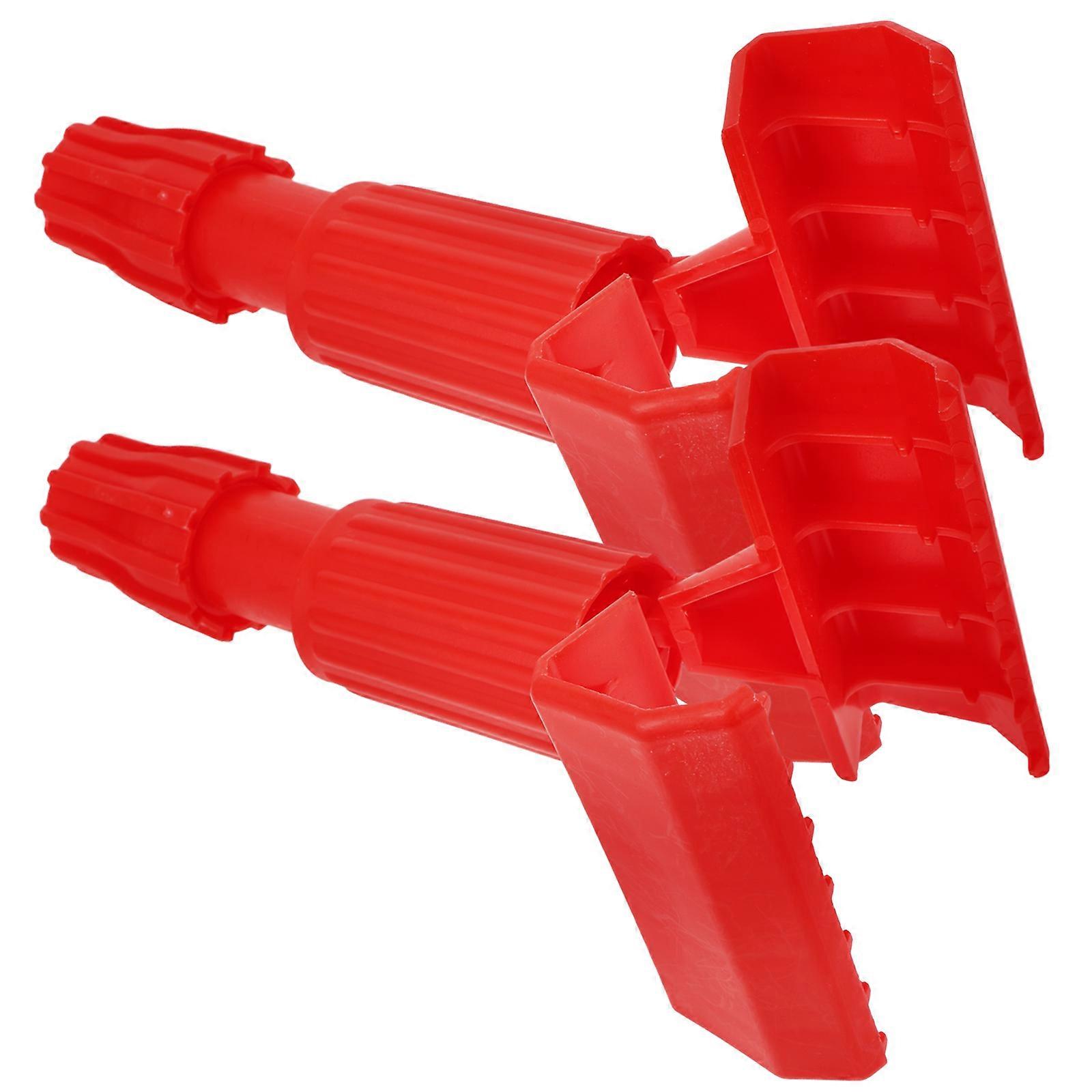 Detachable Mop Clamp 2pcs Ergonomic Handle for Quick Mop Head Replacement Efficient Cleaning for Commercial Use