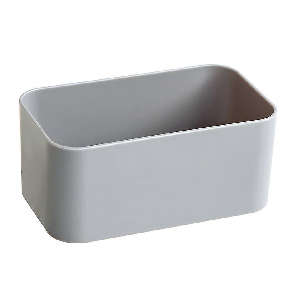 Wall-Mounted Storage Box Adhesive Wall-Mounted Storage Box-Grey