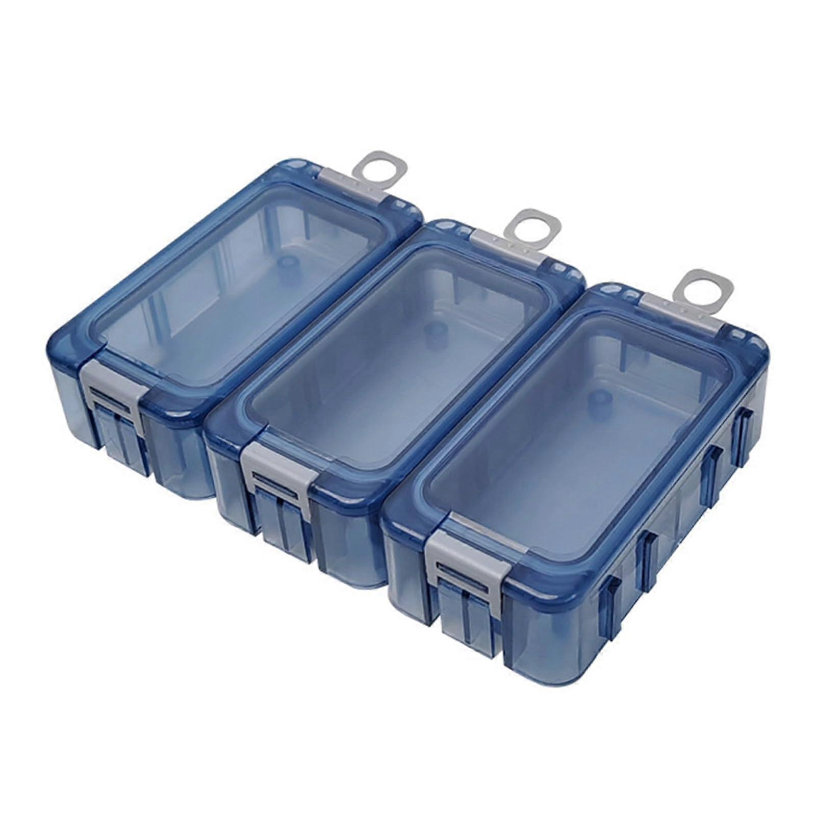 Tackle Box 3Piece Small Waterproof Luminous Sea Fishing Accessory Portable Sea Box