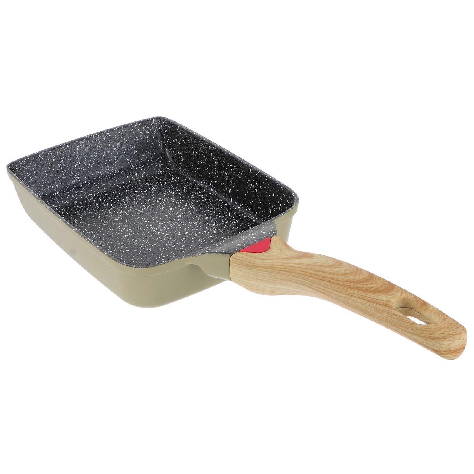 Non Stick Tamagoyaki Pan, Square Japanese Style Egg Cooker with Handle for Breakfast, Easy to Clean, Ideal for Home Use