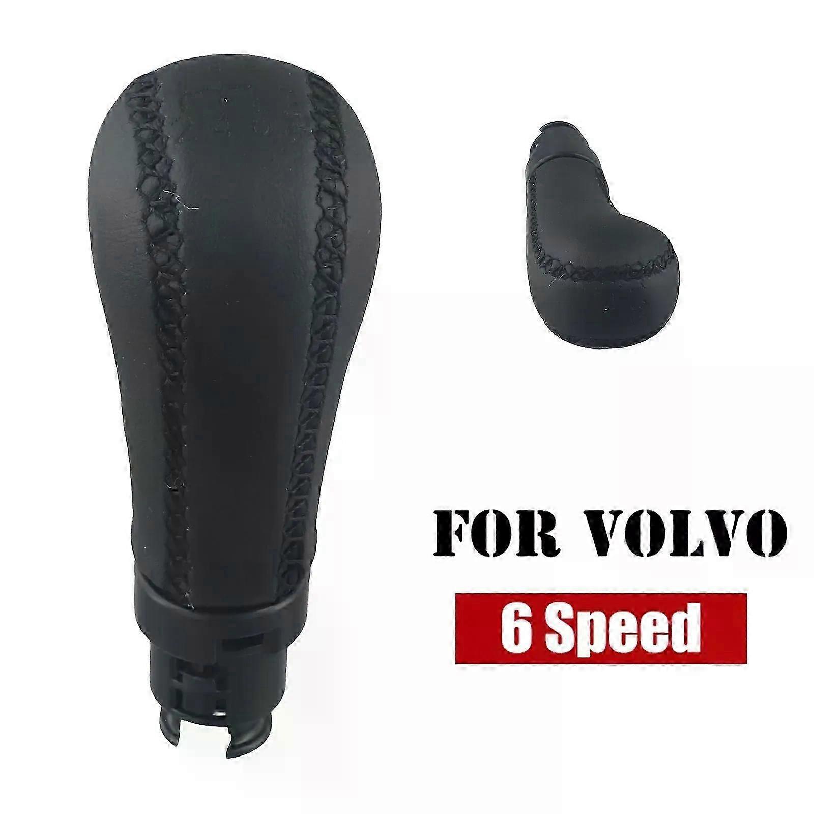 6 Speed Car Manual Gear Shift Knob Fit For Volvo S60 S80 V70 II XC70 II Replacement Parts Fit For Car Gear Knobs