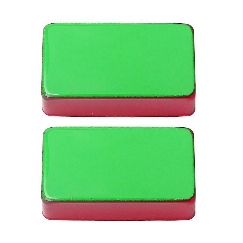 Humbucker Pickup Set Fully Enclosed Pickup Metal Cover Noise Control Electric Guitar Pickups 2.8X1.5X0.7in 2Pcs