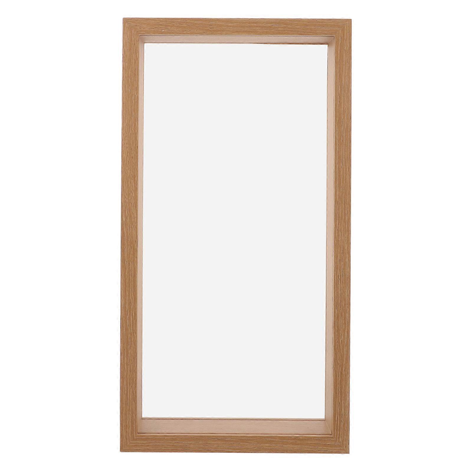 Shadow Box Frame Dried Flower Display Frames Adults Consumer Group 15*30CM Solid Wood Material 1Set