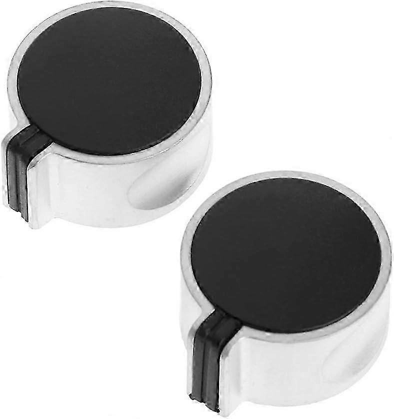 2pcs 8mm Hole Metal Gas Stove Cooker Rotary Switch Knobs Universal Replacement