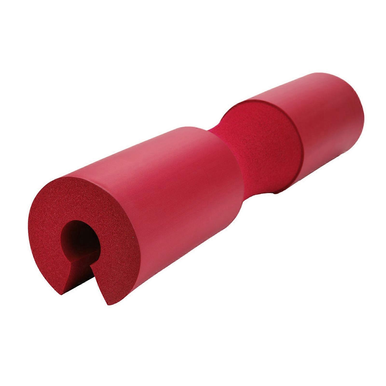 Barbell Squat Pad Neck Shoulder Protective Weight Lifting Protector (Red)