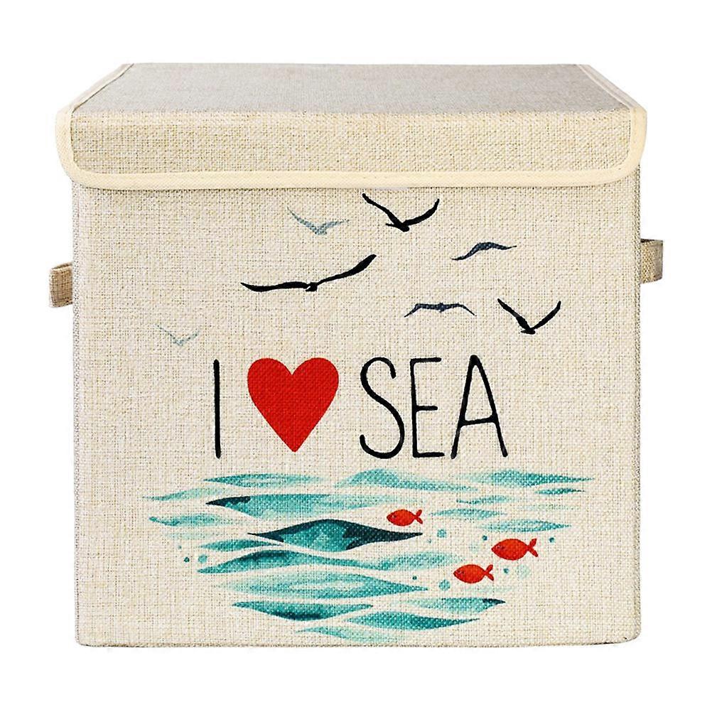 Storage Case Square Shape Home Organization Assorted Color 30x30cm Ties Storage 1Pack