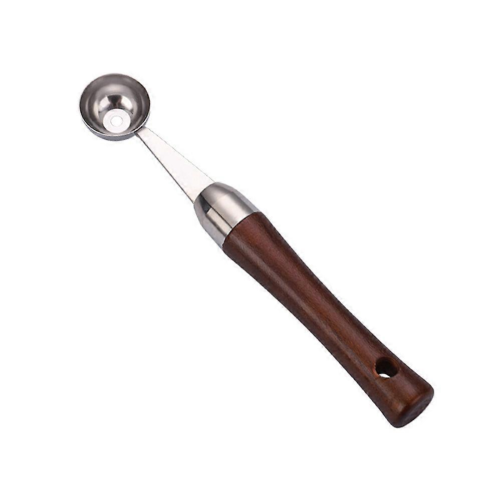 Fruit Scoop Melon Baller Scoop For Food Preparation 19.5X3X2CM Wood Handle Easy To Clean 1Pack