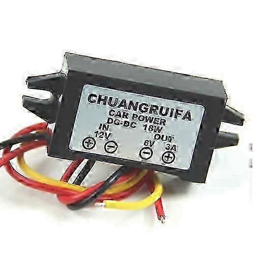 Wasserdichter Wandler 12V Step Down auf 6V 18W Max 3A DC/DC Netzteil Neu