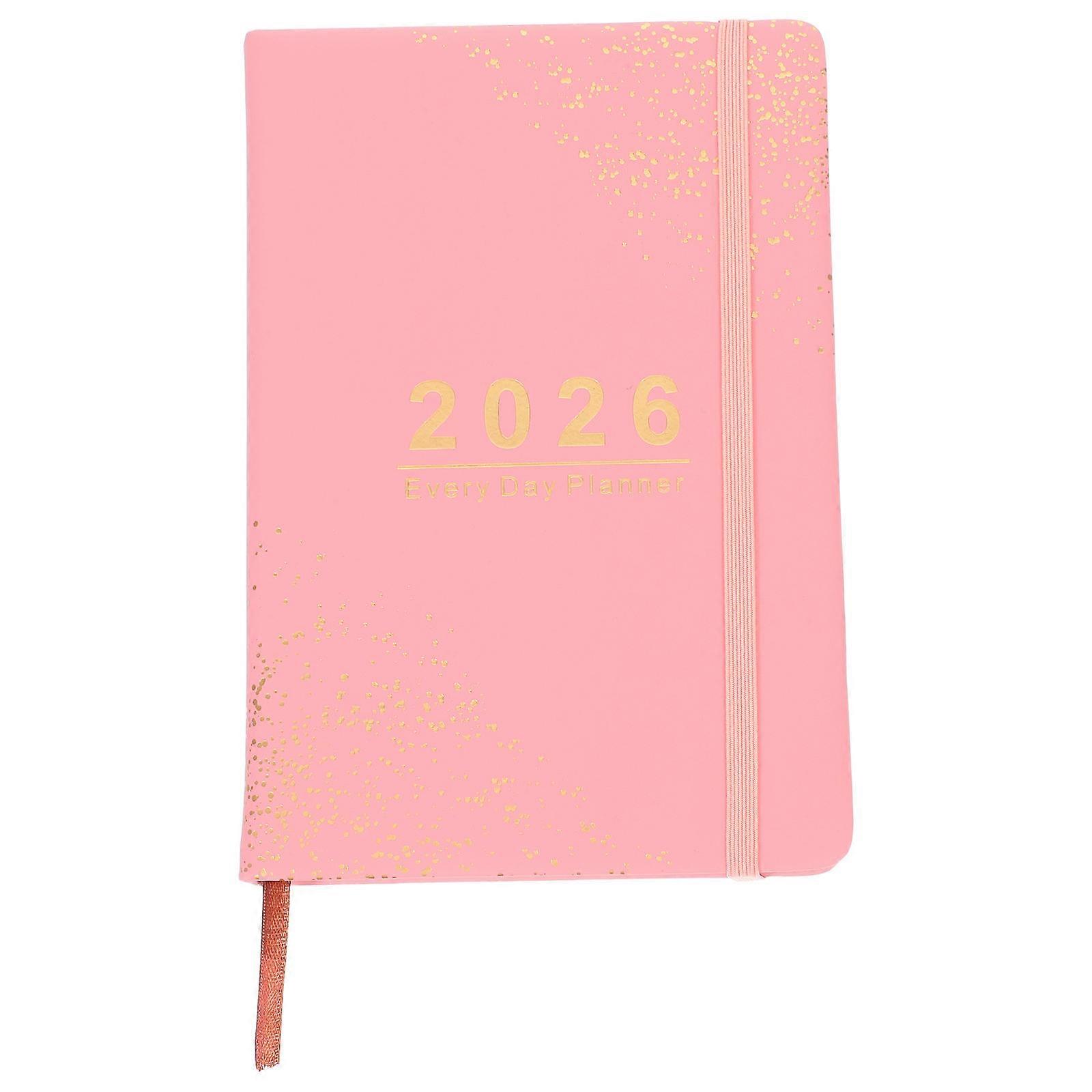 Hardcover Daily Planner Notebook with Hourly Schedule, Portable Work and School Journal for Office, Business, and Study – Smooth Writing Design