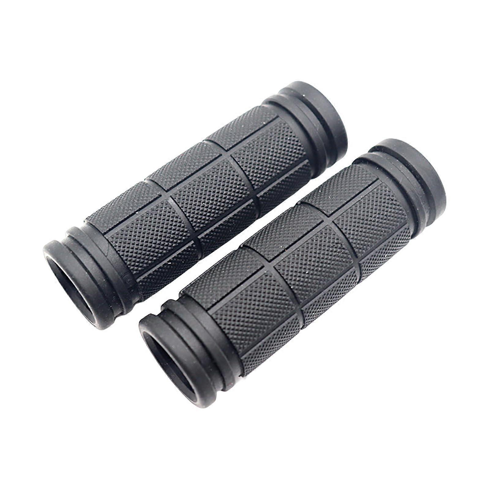 Bicycle Grips Ergonomic Design Easy Installation Black Rubber Handlebar Grips for Mountain Road Bikes