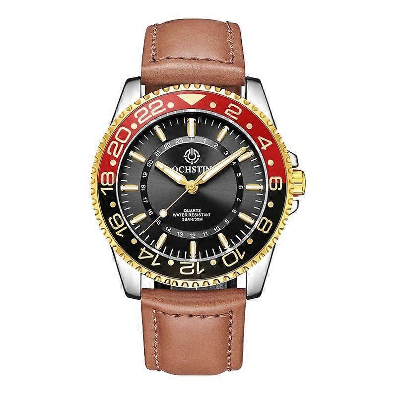 Leather Strap Quartz Watch OCHSTIN 7019G