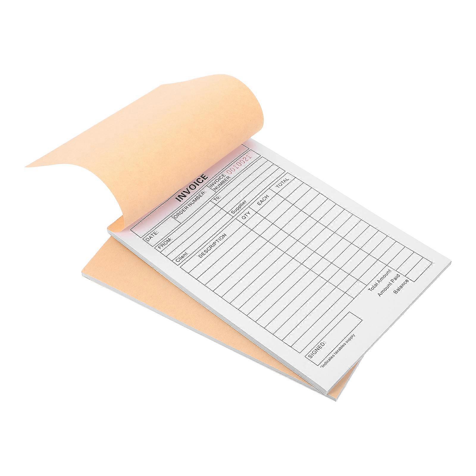 It looks like you're describing a product listing for **invoice/receipt books** commonly used by small businesses. Here's a polished and professional
