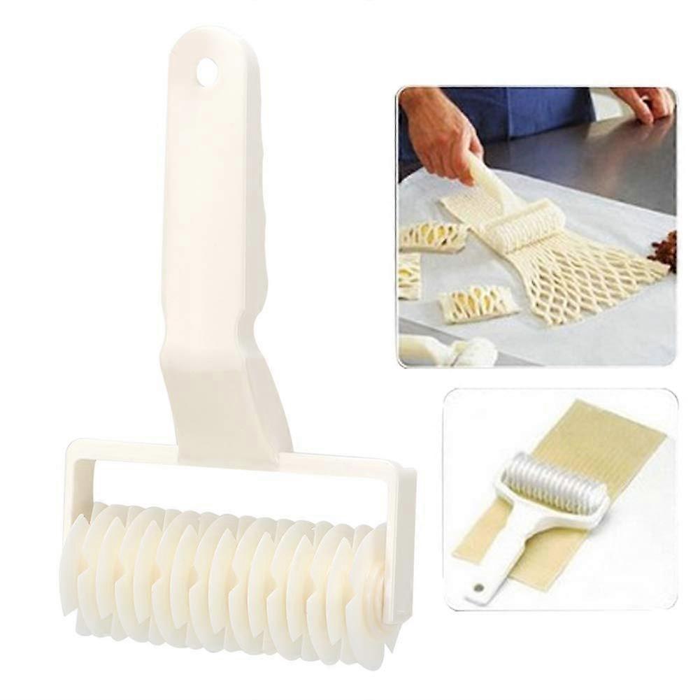 Lattice Rolling Cutter Dough Grid Roll for Pastry Crust Cutter Household Bakeware Tools Ref: 7412
