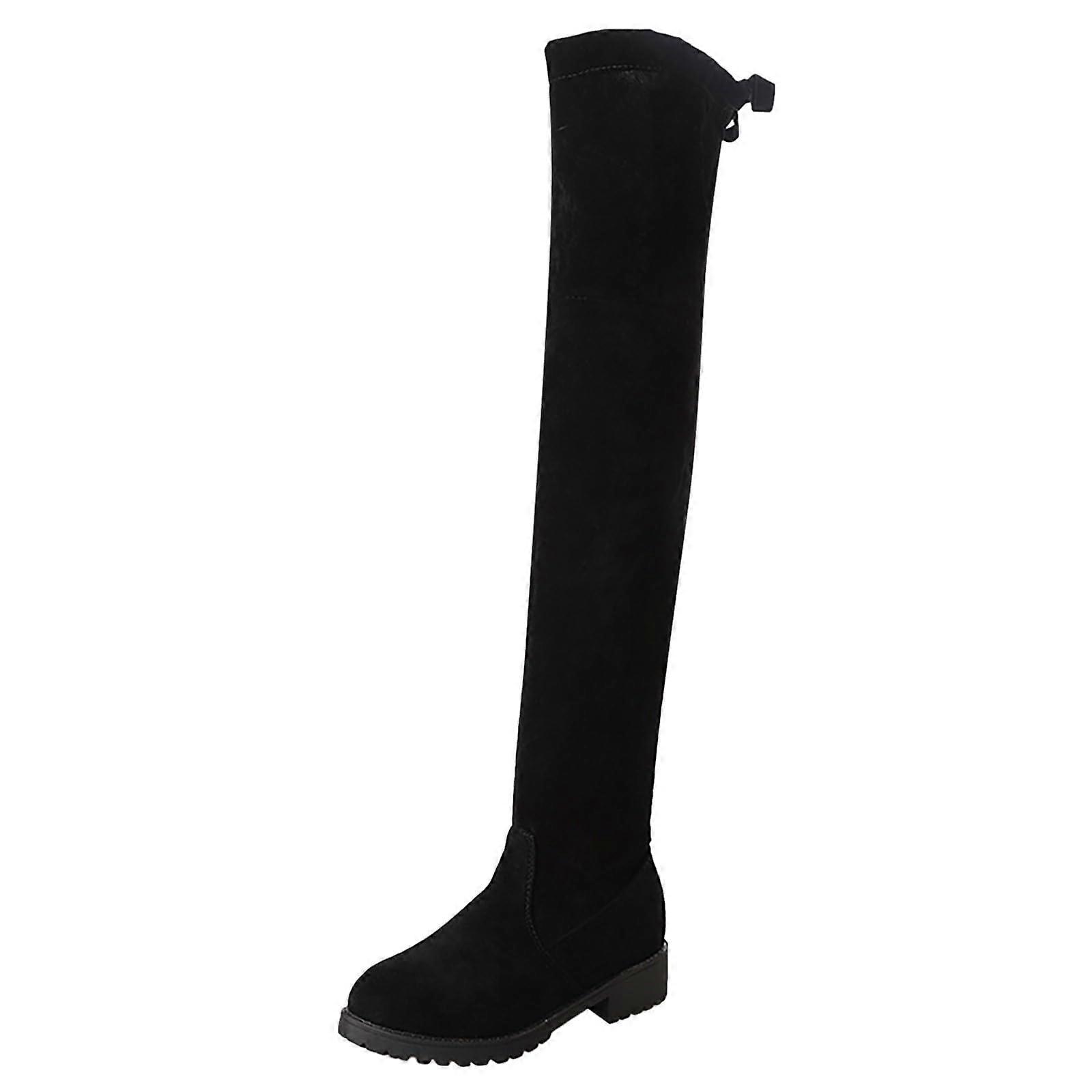 Reitstiefel Damen Gefüttert Wasserdicht Winterstiefel Mode Freizeit Schuhe Große Größen Stiefeletten Sommer