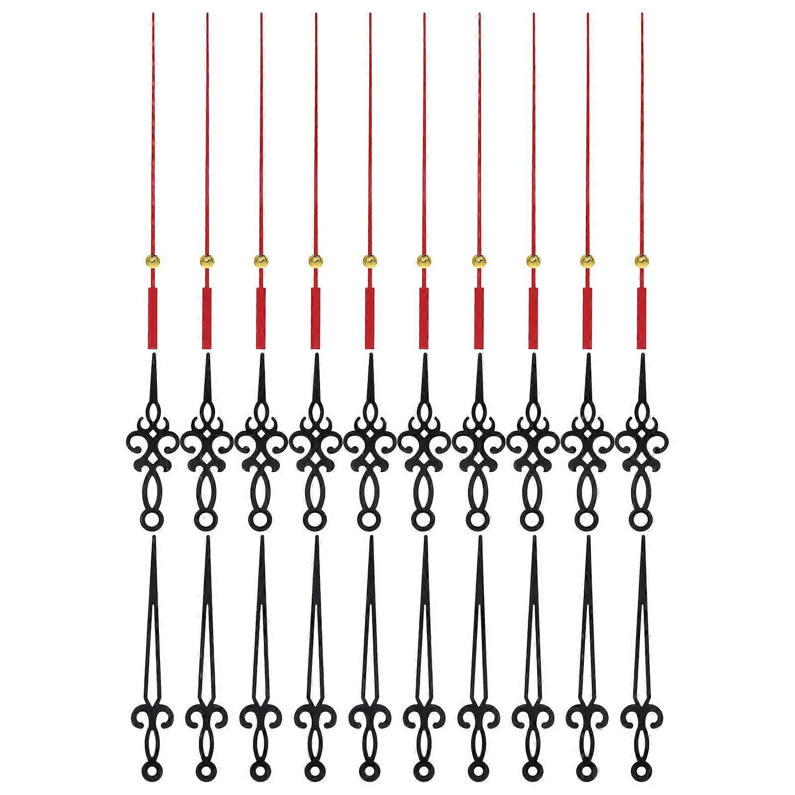 Decorative Clock Parts Simple Design Metal Clock Hands for DIY Projects 10 Sets