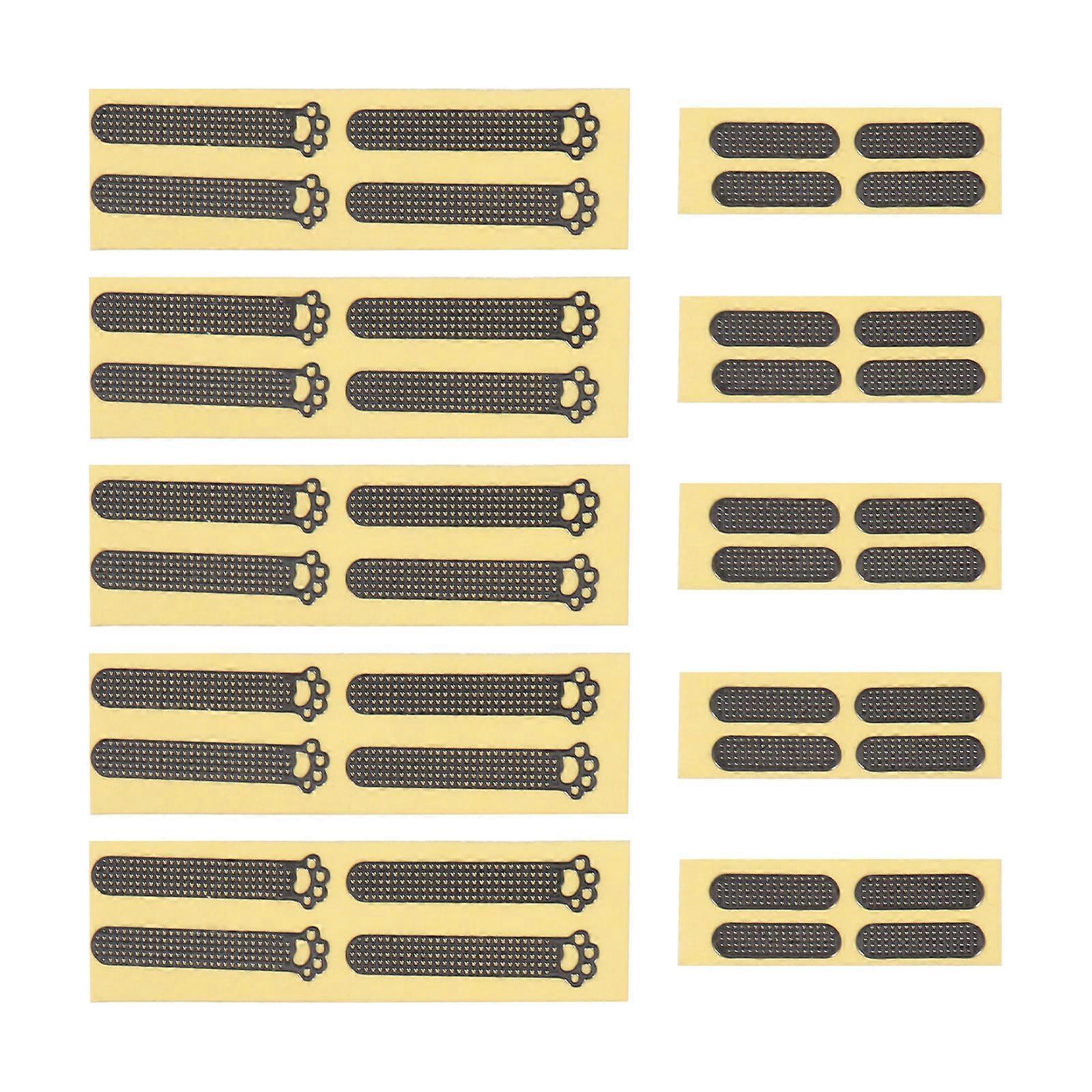 Speaker Dust Phone Loudspeaker Dust Proof Mesh Sticker Phone Users Black 40Pcs