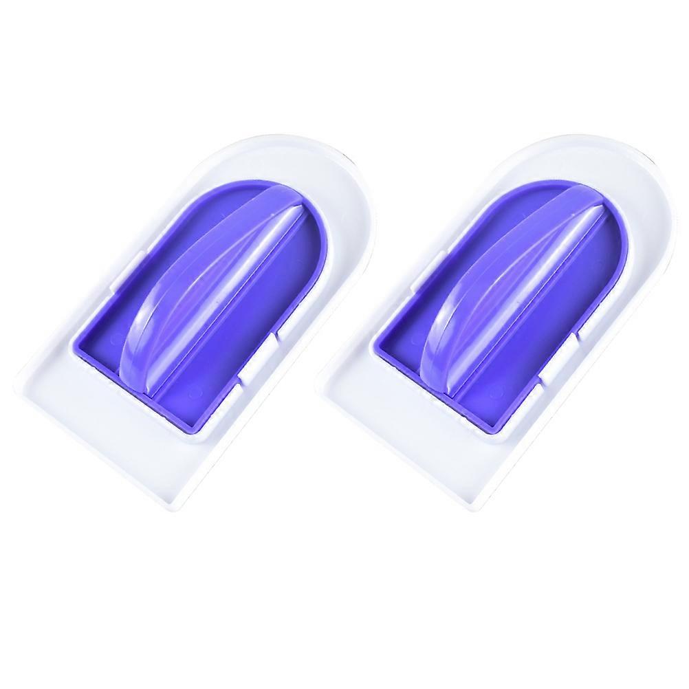 Fondant Sculpting Tools Cake Smoother Plastic Kitchen Gadget Purple 15.1X8.2X3.6CM Fondant Smoothing 2Pcs