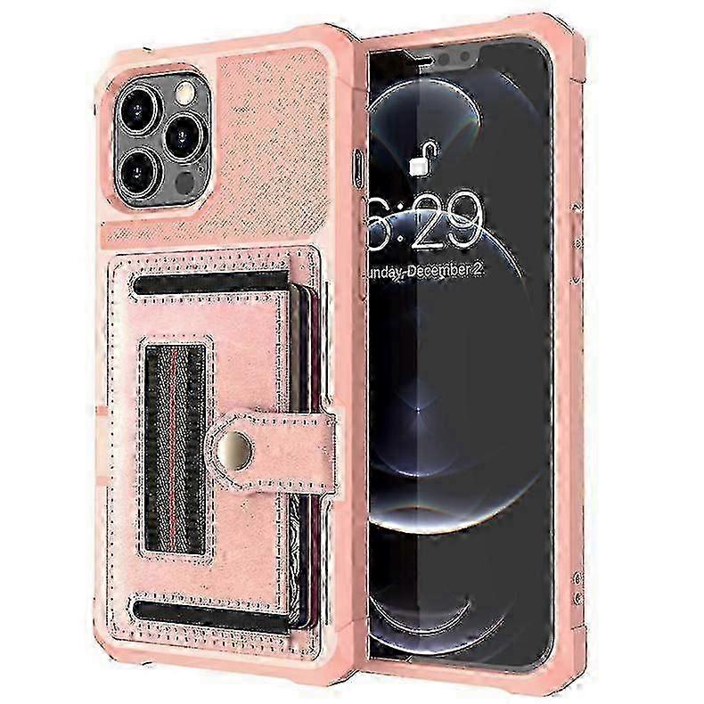 multi-function anti-fall case suitable for certain brand phones with card holder