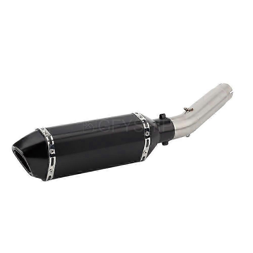 Slip-on Motorcycle Exhaust with Mid Link Pipe for Compatible Yamaha Models 1995-2007