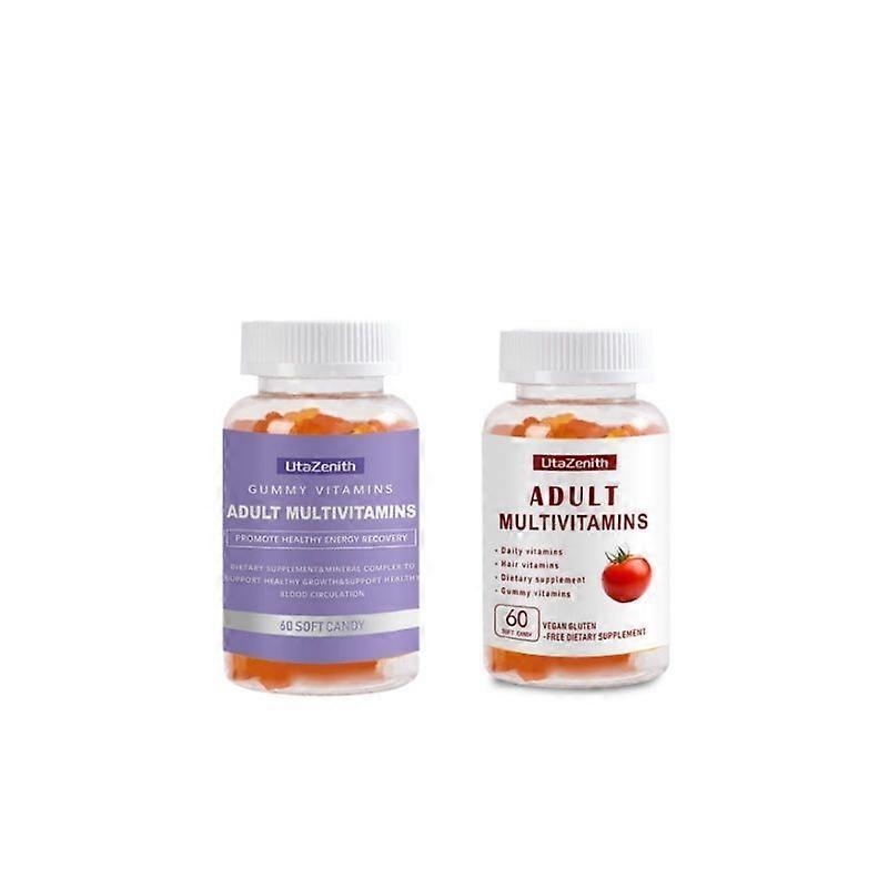 Multiple vitamin gummies, dietary supplements, containing vitamin B12, combination pack