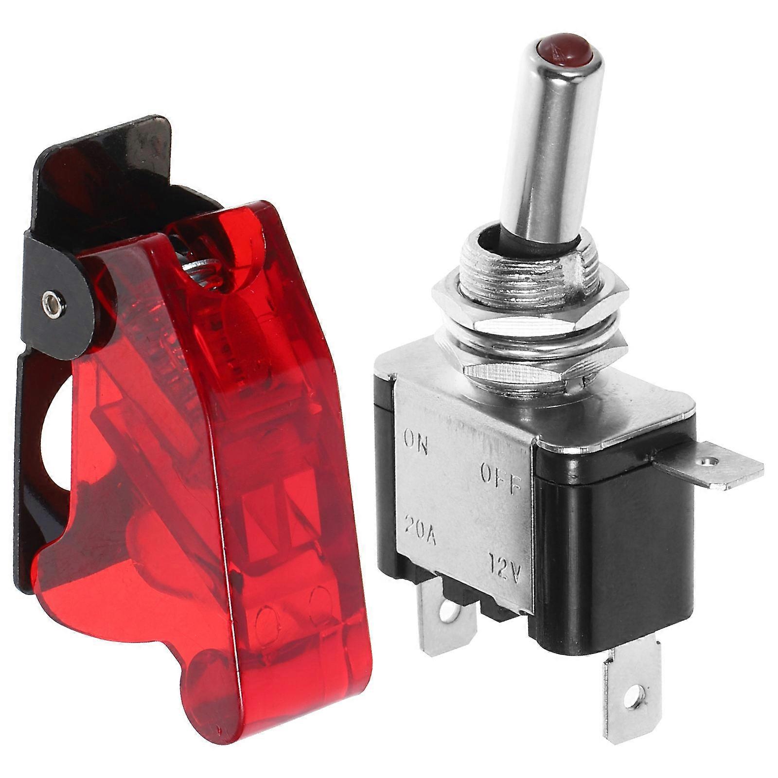 Toggle Switch Plate For Automotive Projects Plastic Decorative Rocker Arm Easy Installation 1Pcs
