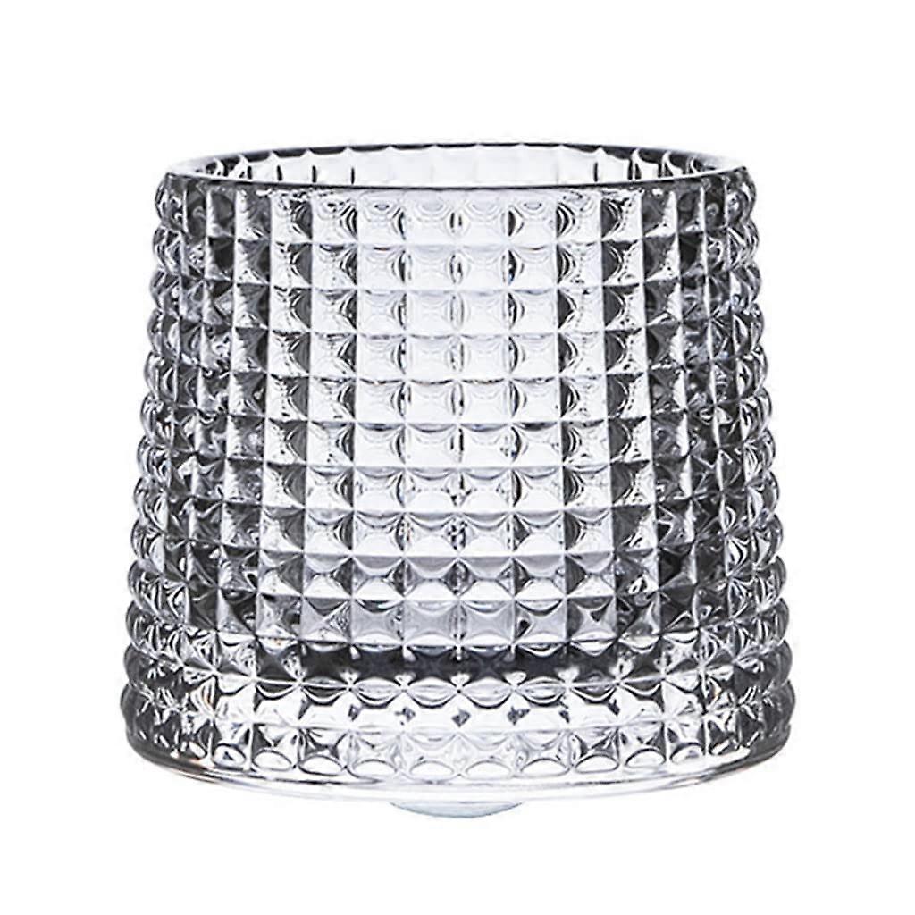 Wine Glasses Checkered Pattern For Wedding, Thanksgiving, Christmas And Parties, Easy Cleaning, Clear Glassware