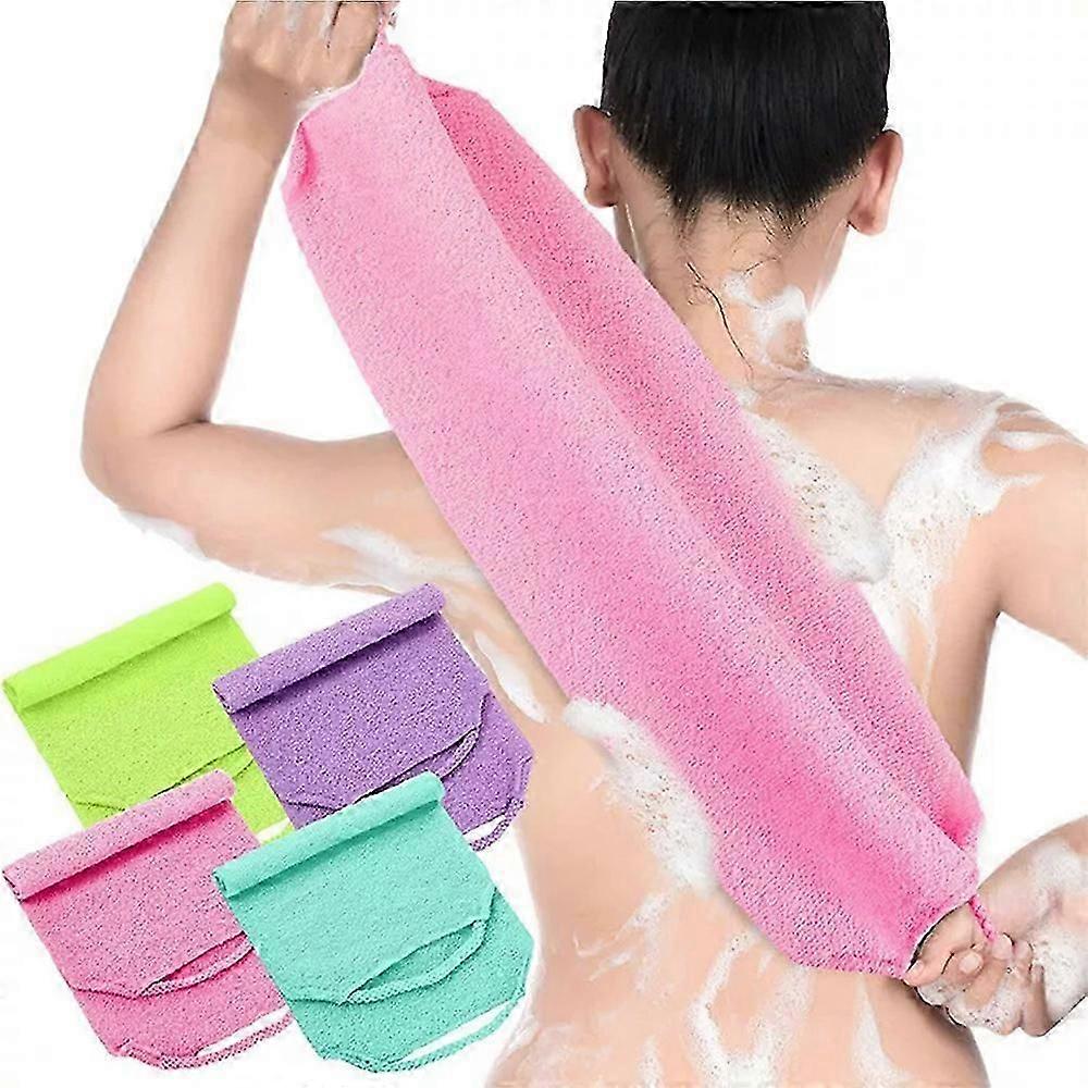 3pcs Extended Exfoliating Back Scrubber with Handles