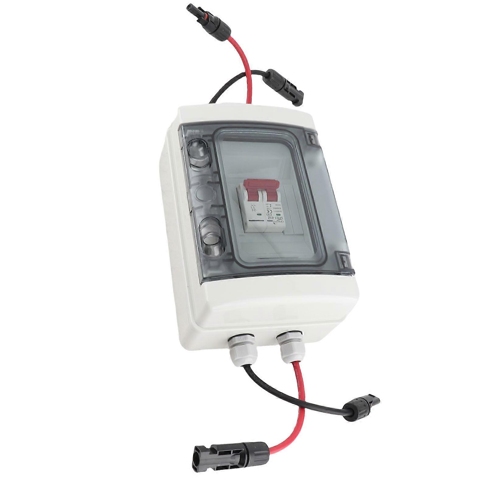 DC Circuit Breaker Overload Protection PV Solar Disconnect Switch with IP65 Proof Box 500V