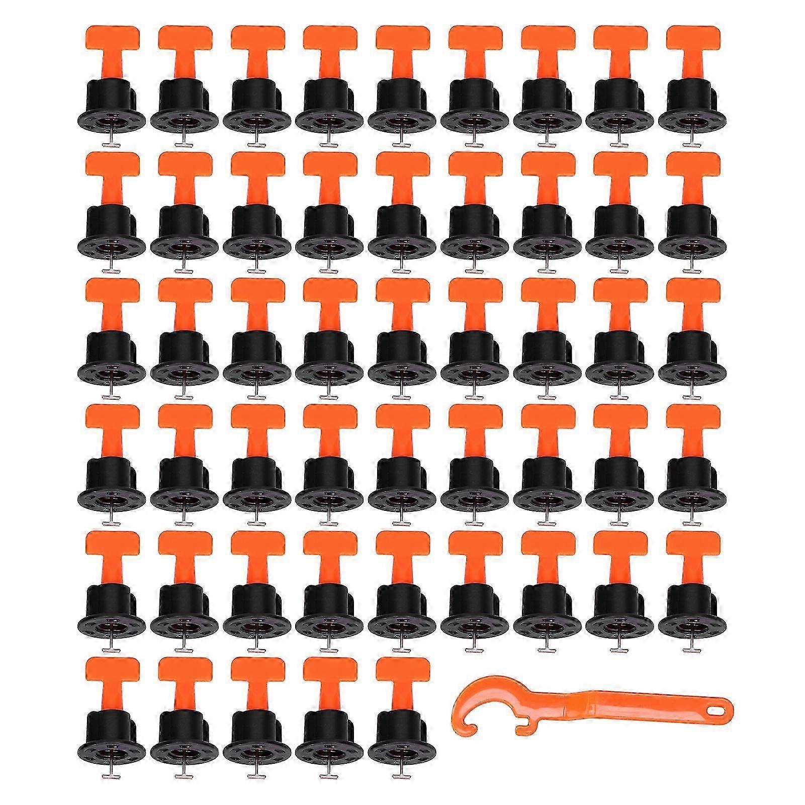 Tile Leveling System Kit with Wrench Tool for Wall and Floor Installation