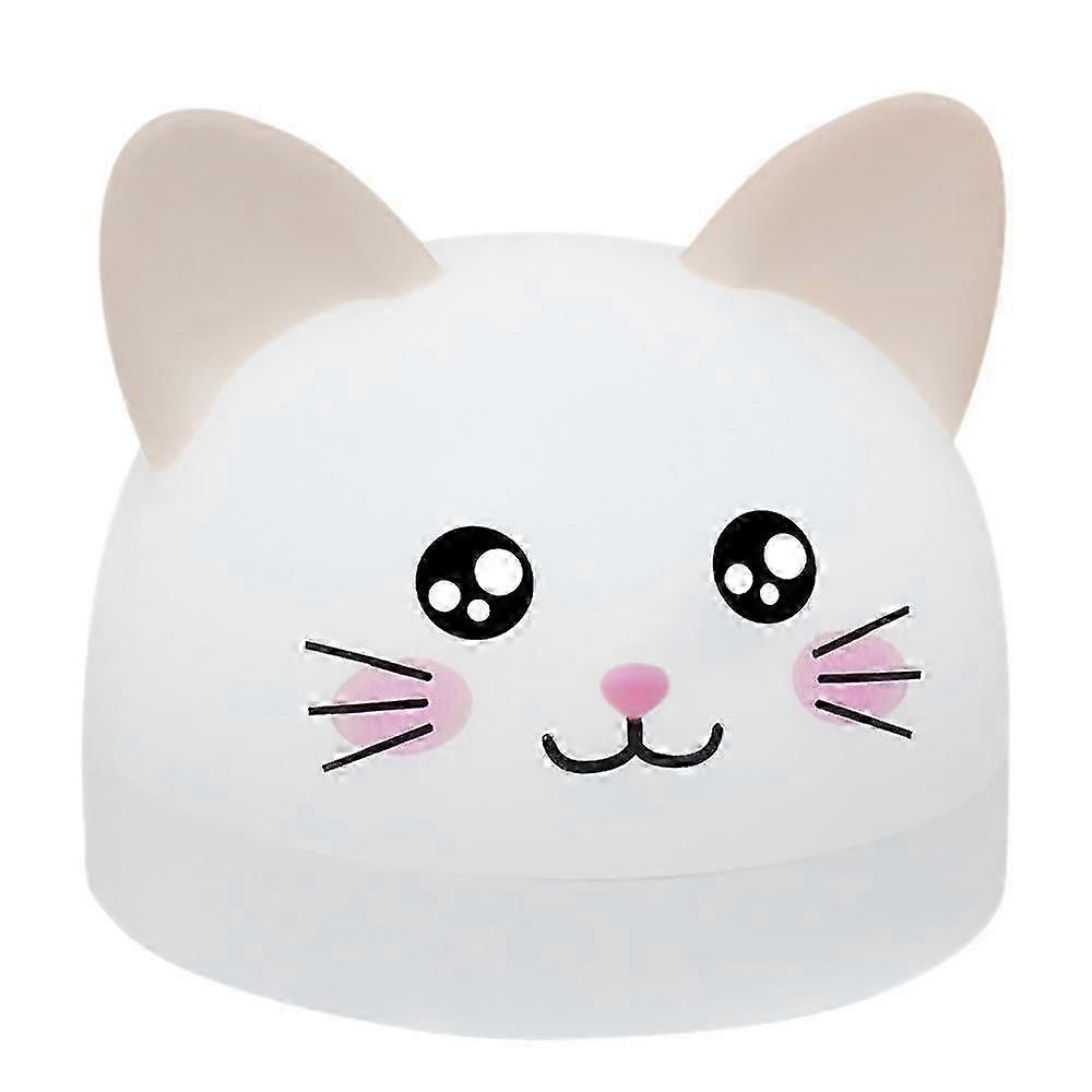 Adorable Cat Alarm Clock for Kids with 3 Colors LED Light Timer Snooze Rechargeable Night Light