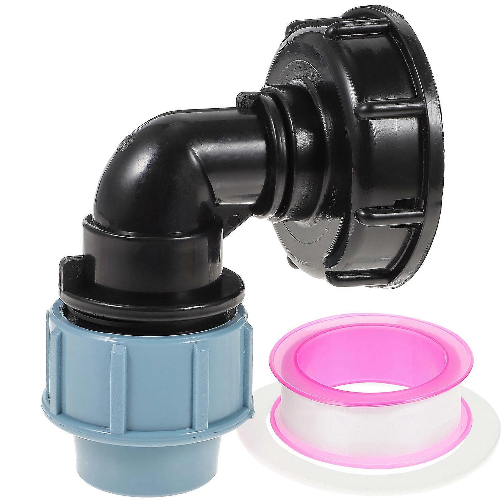 Ibc Tank Connector Elbow Shape Ibc Tank Hose Liquid Storage Water Outlet Position Change 1Set