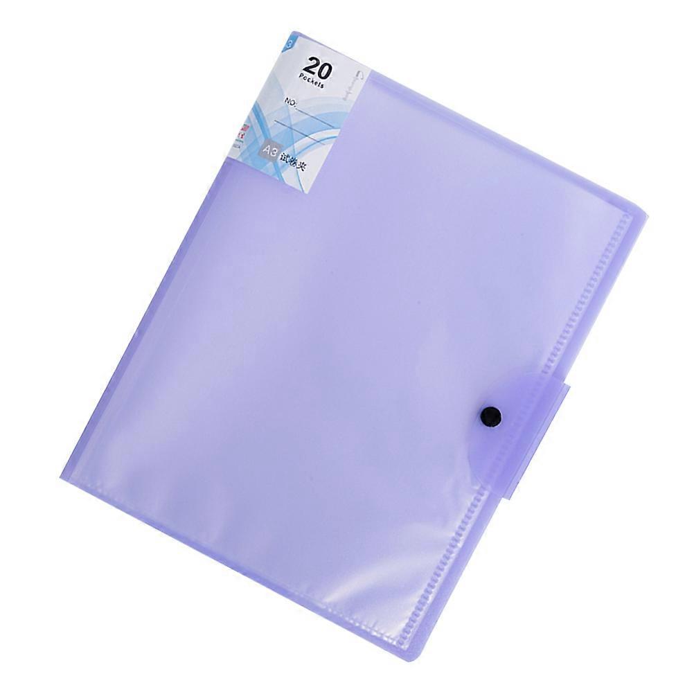 Clip Folder Documents Organizer A3 Report Display Cover Personal Organization Non-Slip Locking 1Pack
