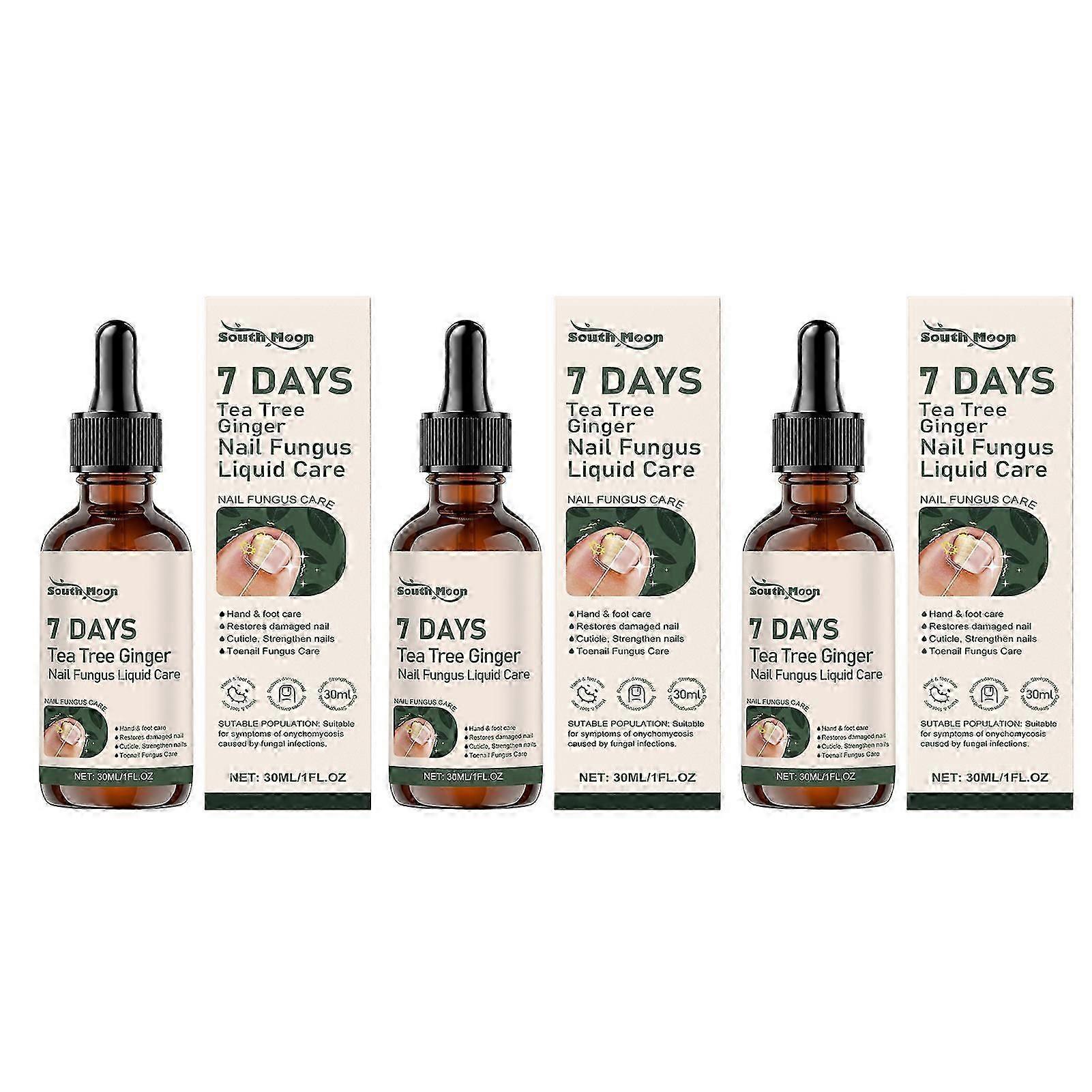 1～3回分 7日間ティーツリージンジャー爪真菌治療 栄養補給 爪強化液 より健康な成長を
