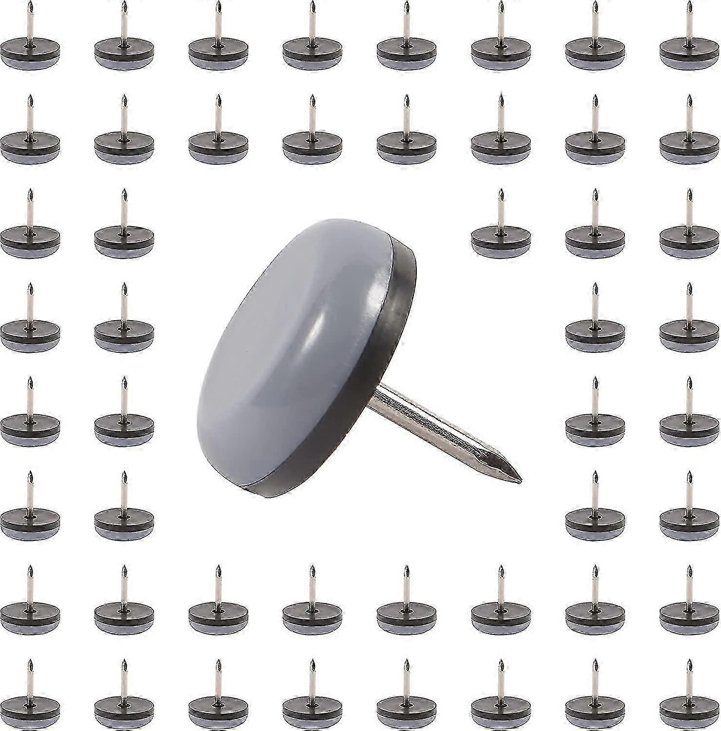 مزالات لأرجل الكرسي. 50 حزمة 19 مم تنزلق سهلة التركيب أرجل الكرسي ، للاستخدام الداخلي لحماية الأرضيات من أرجل الطاولة