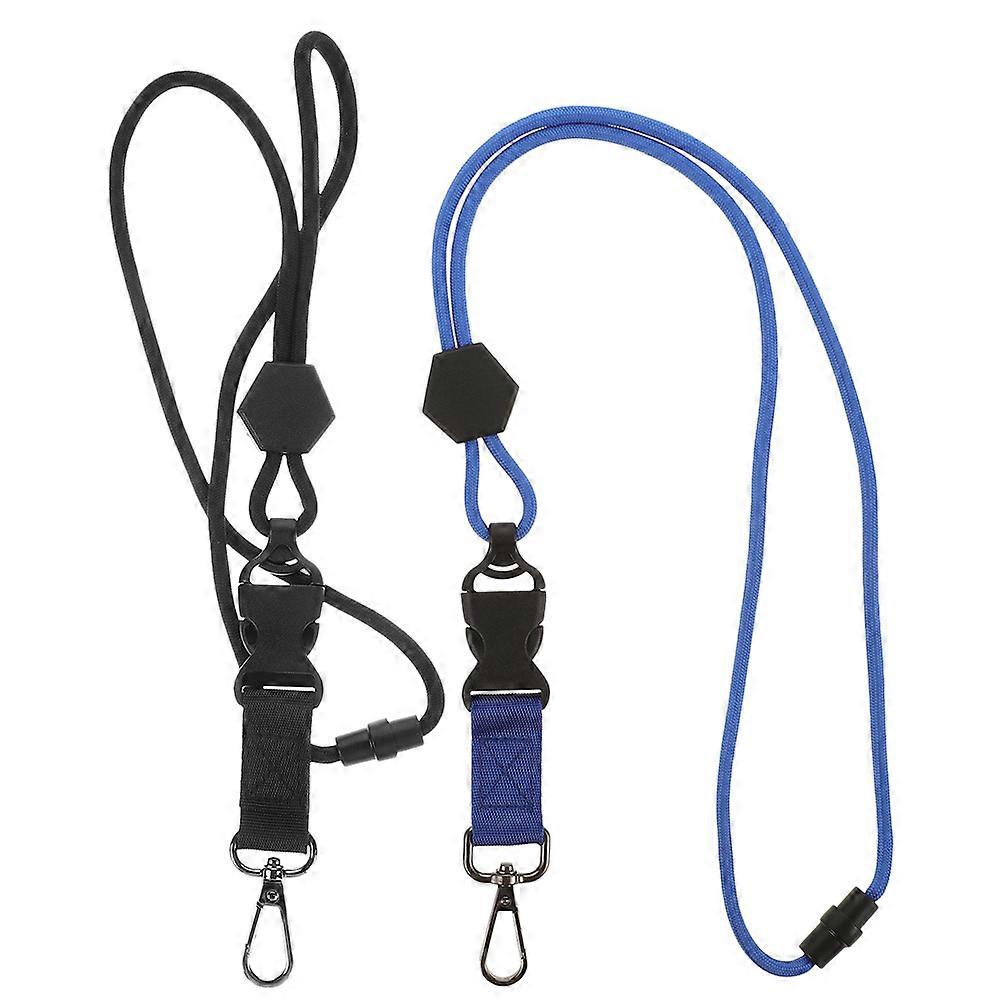 Breakaway Lanyard For Id Card And Keys Multi Color For Climbing 58.50X5.10X0.70CM Safety Breakaway 2Pcs