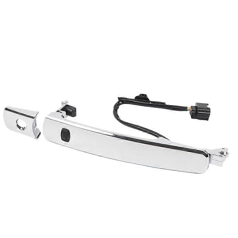 Maçaneta da porta externa dianteira cromada do carro Maçaneta da porta externa compatível com Nissan Rogue 80640-CZ31B 80645-CA000 2010-2013