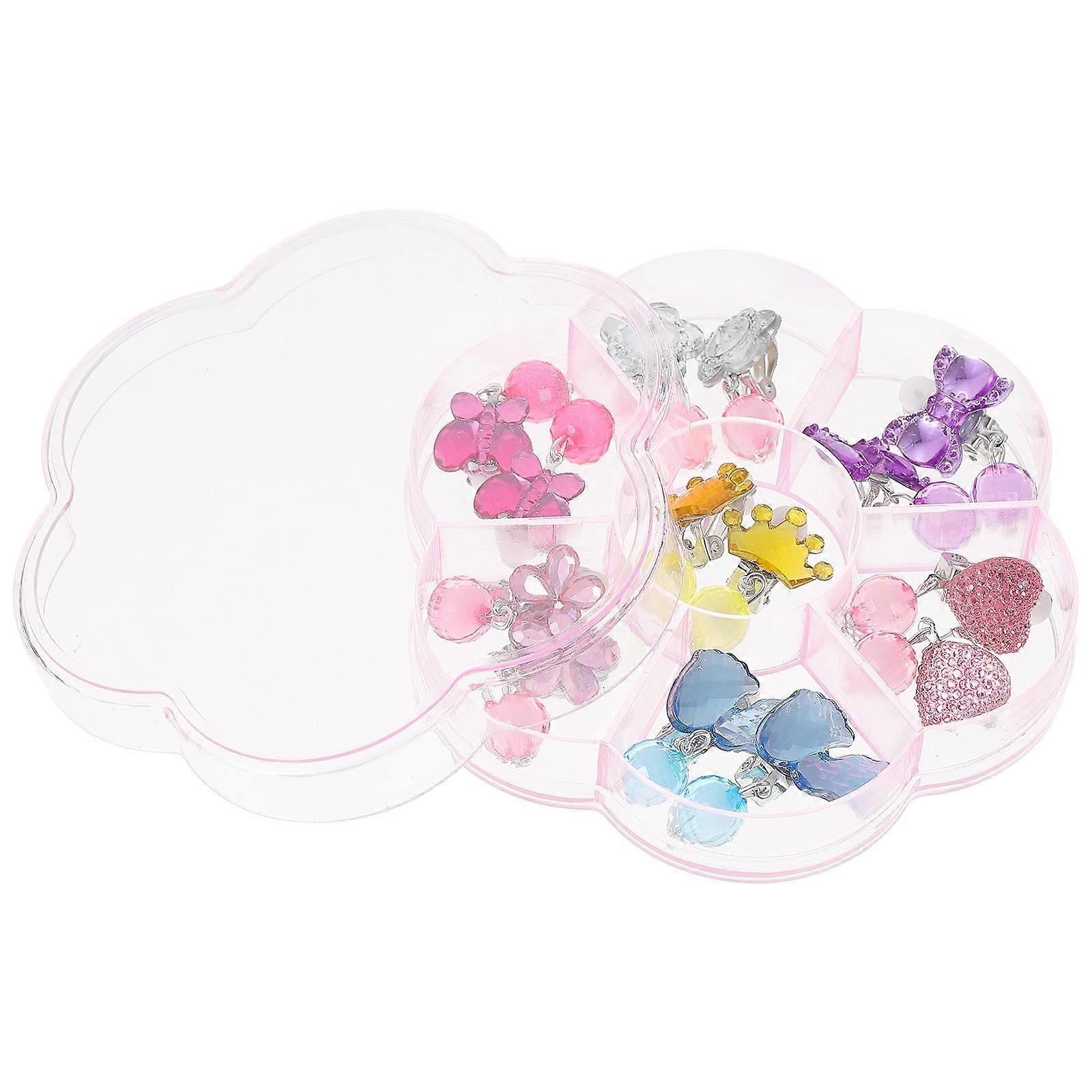 It looks like you're describing a product listing for **non piercing clip earrings**, possibly aimed at children or teens. Here's a refined and