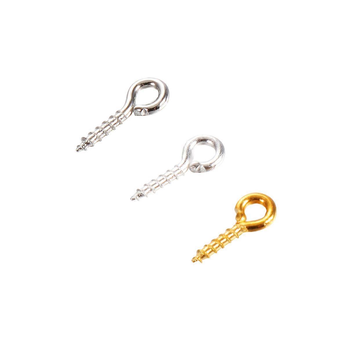 Śruby oczkowe do biżuterii, mini śruby oczkowe, śruby oczkowe do owiec, gwoździe, rękodzieło, łatwa instalacja, 900 szt.