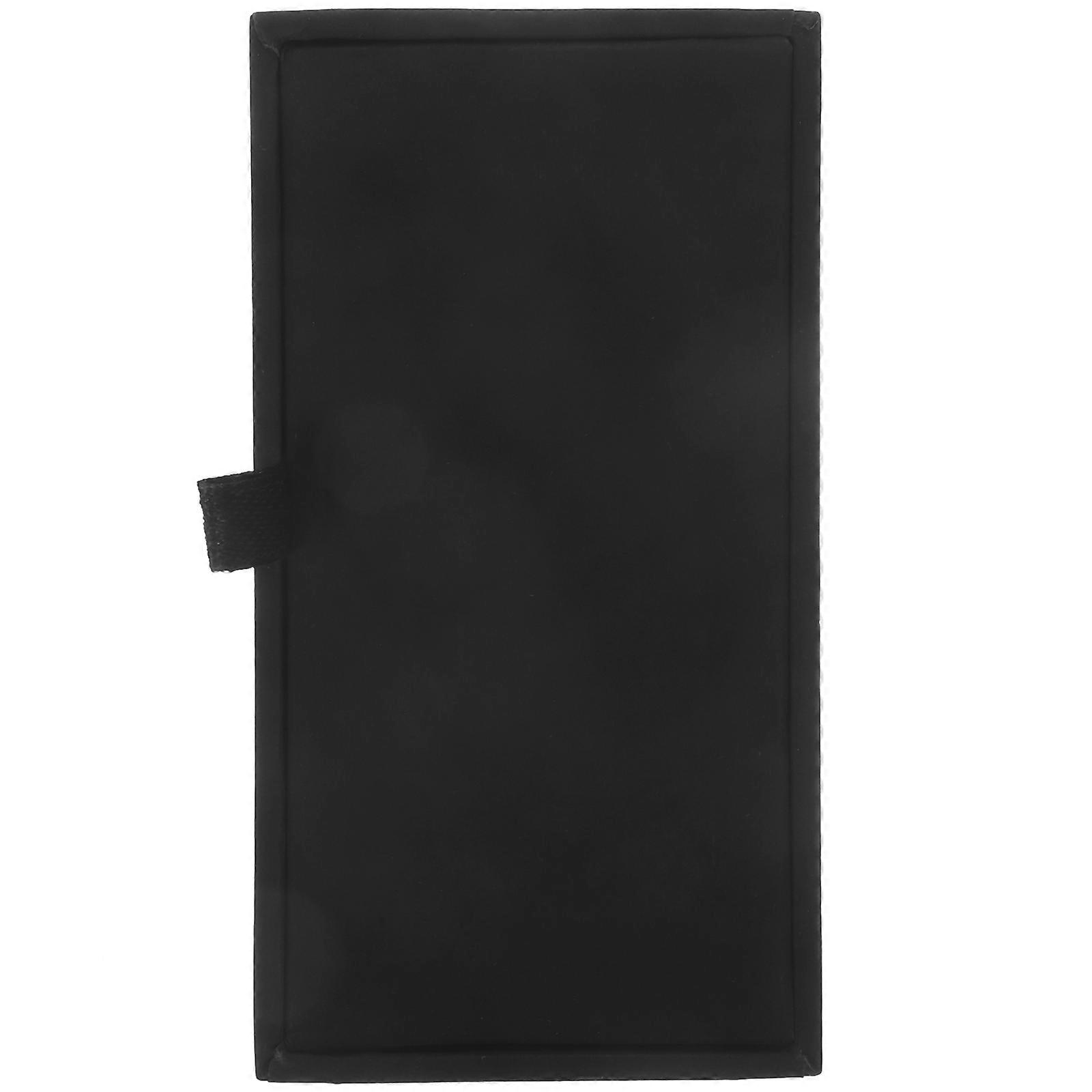 Black Cufflinks Box Durable & Reusable Jewelry Storage Case for Travel and Elegant Accessory Presentation