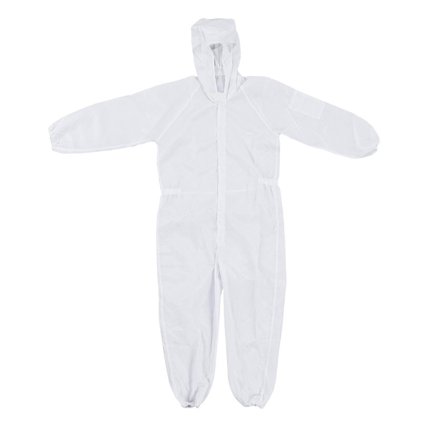 Protective Coverall Polyester Static Resistant Dustproof Particles Proof Workwear for SMT Workshop S